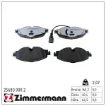ZIMMERMANN  Piduriklotsi komplekt,ketaspidur rd:z 25683.900.2