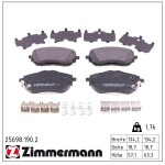 ZIMMERMANN Piduriklotsi komplekt,  ketaspidur 25698.190.2