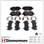 ZIMMERMANN  Piduriklotsi komplekt,ketaspidur 25720.173.2
