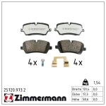 ZIMMERMANN Piduriklotsi komplekt,  ketaspidur rd:z 25720.973.2