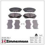 ZIMMERMANN  Piduriklotsi komplekt,ketaspidur 25725.155.1