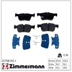 ZIMMERMANN Piduriklotsi komplekt,  ketaspidur 25798.155.1