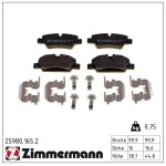 ZIMMERMANN Piduriklotsi komplekt,  ketaspidur 25980.165.2