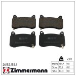 ZIMMERMANN Piduriklotsi komplekt,  ketaspidur 26152.155.1