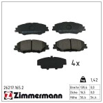 ZIMMERMANN Piduriklotsi komplekt,  ketaspidur 26217.165.2