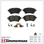ZIMMERMANN Piduriklotsi komplekt,  ketaspidur 26265.175.3