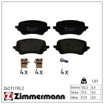 ZIMMERMANN Piduriklotsi komplekt,  ketaspidur 26271.175.2