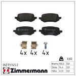 ZIMMERMANN Piduriklotsi komplekt,  ketaspidur 26273.145.2