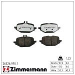 ZIMMERMANN Piduriklotsi komplekt,  ketaspidur rd:z 26526.970.1