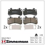 ZIMMERMANN Piduriklotsi komplekt,  ketaspidur 26549.150.1