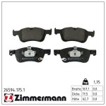 ZIMMERMANN Piduriklotsi komplekt,  ketaspidur 26594.175.1