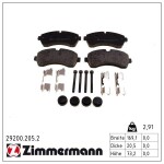 ZIMMERMANN  Piduriklotsi komplekt,ketaspidur 29200.205.2