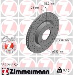 ZIMMERMANN Piduriketas SPORT Z 380.2116.52