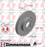 ZIMMERMANN  Piduriketas COAT Z 400.3619.20