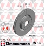 ZIMMERMANN Тормозной диск COAT Z 450.5210.20