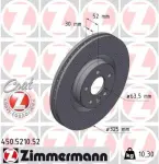 ZIMMERMANN Тормозной диск SPORT Z 450.5210.52