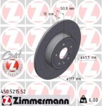 ZIMMERMANN Тормозной диск SPORT Z 450.5215.52