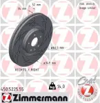 ZIMMERMANN Тормозной диск BLACK Z 450.5225.55