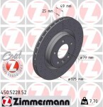 ZIMMERMANN Тормозной диск SPORT Z 450.5228.52