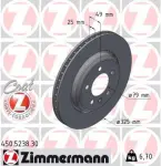 ZIMMERMANN Тормозной диск FORMULA S 450.5238.30