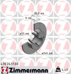 ZIMMERMANN Piduriketas 470.2417.00