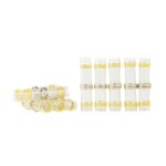 ühendus termokahanev, ühendus joodetav 6,8 MM, YELLOW, 10tk